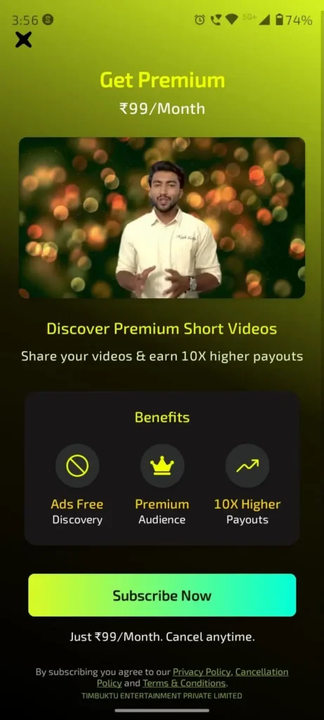 Timbuktu earning rate