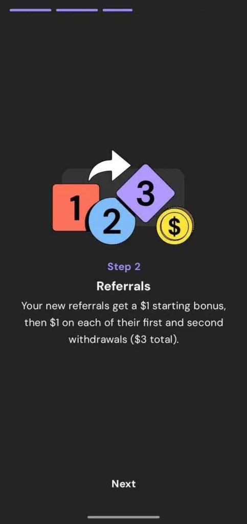 Pawns app referral system.