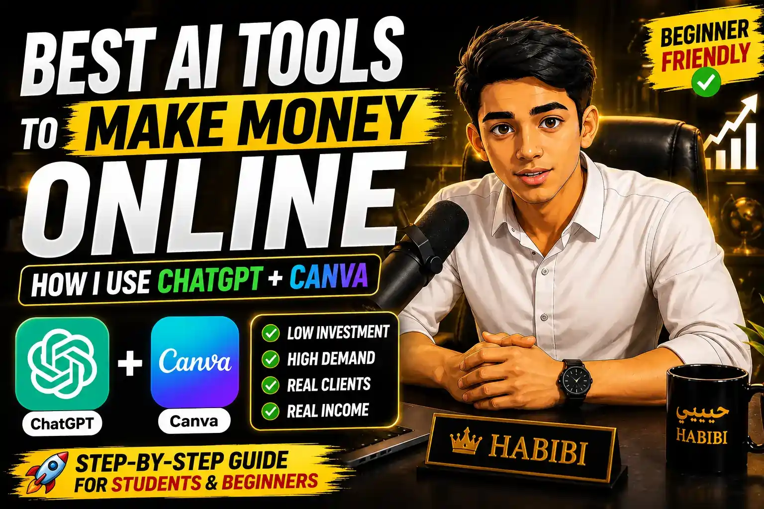 Best AI Tools to Make Money Online in India (How I Use ChatGPT + Canva for Real Client Work)