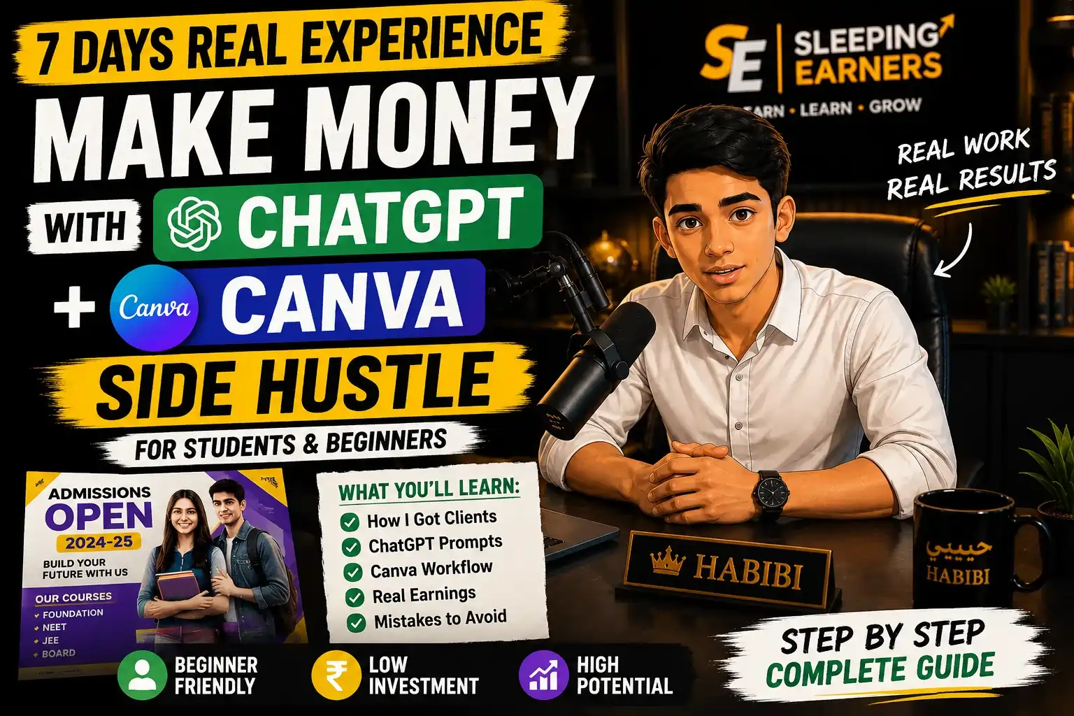 I Tried to Make Money With ChatGPT for 7 Days — The Real Reality of Selling Pamphlet Designs