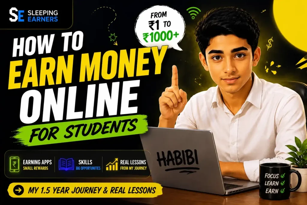 How to earn money online for students through earning apps and skill-based income