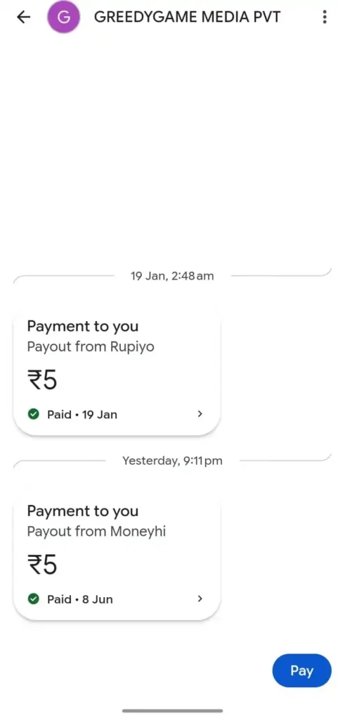 rupiyo and money hi duo withdrawal proof